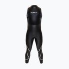 Pianka triathlonowa męska ZONE3 Glide Sleeveless Wetsuit black/grey