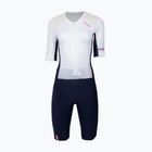 Kombinezon triathlonowy damski HUUB Anemoi 3 SUB22 white/navy/pink