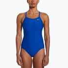 Strój pływacki jednoczęściowy damski Nike Solid Racerback game royal