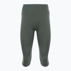 Legginsy treningowe damskie Gymshark Training Cropped obsidian / green