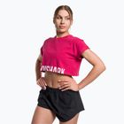 Top treningowy damski Gymshark Training Fraction Crop Top lava pink