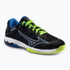 Buty do tenisa męskie Mizuno Wave Exceed Light AC black/neo lime/super sonic