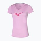 Koszulka do biegania damska Mizuno Impulse Core RB Tee pink lavender