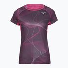 Koszulka do biegania damska Mizuno Aero Tee gape wine