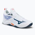 Buty do siatkówki Mizuno Wave Dimension white/dark denim/blue jasper