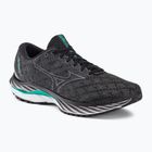 Buty do biegania męskie Mizuno Wave Inspire 19 black/ metallic gray/ bisgreen