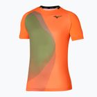 Koszulka tenisowa męska Mizuno Release Shadow Tee vibrant orange