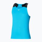 Koszulka do biegania męska Mizuno DryAeroFlow Tank hawaiian ocean/black