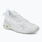 Buty do piłki ręcznej damskie Mizuno Wave Mirage 5 white/glacial ridge/patinagreen