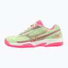 Buty do padla damskie Mizuno Break Shot 4 Padel patina green/high vis pink/white