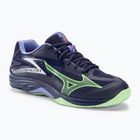 Buty do siatkówki Mizuno Thunder Blade Z evening blue/tech green/lolite