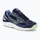 Buty do siatkówki dziecięce Mizuno Cyclone Speed 4 Jr eblue/tech green/lolite