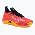 Buty do siatkówki Mizuno Wave Momentum 3 radiant red/white/carrot curl