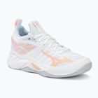 Buty do siatkówki damskie Mizuno Wave Dimension white/peach parfait/halogen blue