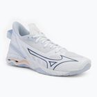 Buty do piłki ręcznej damskie Mizuno Wave Mirage 5 white/navy peony/peach parfait