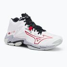 Buty do siatkówki Mizuno Wave Lightning Z8 Mid white/salsa/black