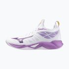 Buty do siatkówki damskie Mizuno Wave Dimension white/patrician purple/quince