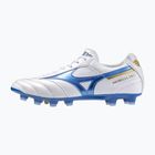 Buty piłkarskie męskie Mizuno Morelia II Pro MD white/laser blue/gold