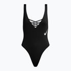 Strój pływacki jednoczęściowy damski Nike Sneakerkini U-Back black