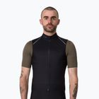 Kamizelka rowerowa męska Rapha Brevet Element Wind Gilet black/grey