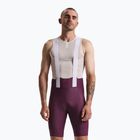 Spodenki rowerowe męskie Rapha Brevet Element Cargo Bib Shorts plum/white