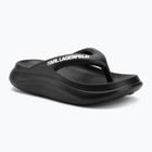 Japonki damskie KARL LAGERFELD Skoona II Hotel Thong black rubber