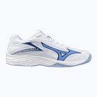 Buty do siatkówki dziecięce Mizuno Lightning Star Z7 white/bellwether blue/bel air blue