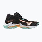 Buty do siatkówki Mizuno Wave Lightning Z8 Mid black/tangelo/ice green