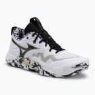 Buty do siatkówki Mizuno Wave Momentum Elite white/black/ge gold