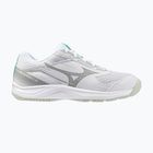 Buty do siatkówki dziecięce Mizuno Cyclone Speed 5 white/black/frozen emerald