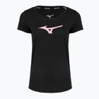 Koszulka do biegania damska Mizuno Core Runbird Tee black/mauve