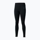 Legginsy do biegania damskie Mizuno Active Warmalite Long black/mauve