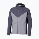 Kurtka do biegania męska Mizuno Tech Thermal Charge Hooded quiksilver