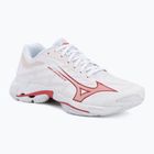 Buty do siatkówki damskie Mizuno Wave Lightning Elite white/rose elegance/lava falls