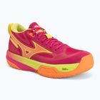 Buty do siatkówki Mizuno Neo Jump pink tetra/fortune yellow/light