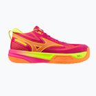 Buty do siatkówki Mizuno Neo Jump pink tetra/fortune yellow/light