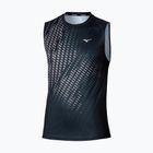 Koszulka do biegania męska Mizuno Core Graphic Sleeveless black/gray