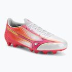 Buty piłkarskie Mizuno Alpha III Japan FG white/fuchsia purple