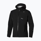 Kurtka do biegania męska Mizuno Trail Waterproof 20K Hooded black