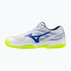 Buty do tenisa męskie Mizuno Break Shot 5 CC white/dazzling blue/ lightning