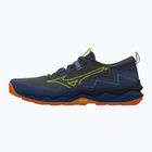 Buty do biegania męskie Mizuno Wave Daichi 9 estate blue/lightning yellow