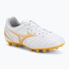 Buty piłkarskie dziecięce Mizuno Monarcida Neo III Select AG white/mp gold