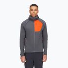 Bluza męska Rab Superflux Hoody graphene/firecracker
