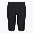 Jammery pływackie dziecięce Speedo Plastisol Placement Jammer black/fed red/dapple grey