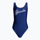 Strój pływacki jednoczęściowy damski Speedo Logo Deep U-Back ammonite