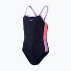 Strój pływacki jednoczęściowy dziecięcy Speedo Dive Thinstrap Muscleback true navy/miami lilac
