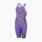 Strój startowy damski Speedo Fastskin LZR Pure Intent Openback Kneeskin miami lilac/usa charcoal