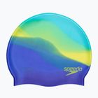 Czepek pływacki dziecięcy Speedo Multi Colour Silicone Junior fluo artic/true cobalt/lemon drizzle