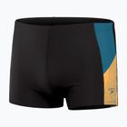 Bokserki pływackie męskie Speedo Dive Aquashort black/dark teal/mandarin peel