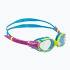 Okulary do pływania dziecięce Speedo Biofuse 2.0 lemon drizzle/kiki pink/picton blue